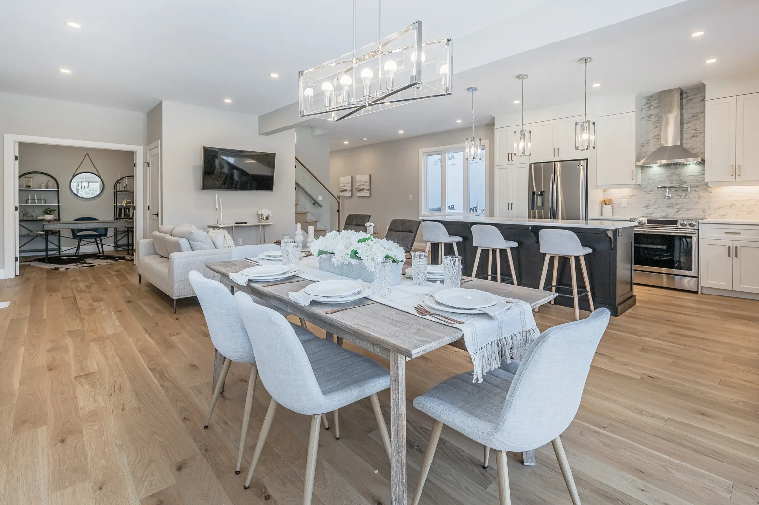 Modern home interior in a Crescent Homes community